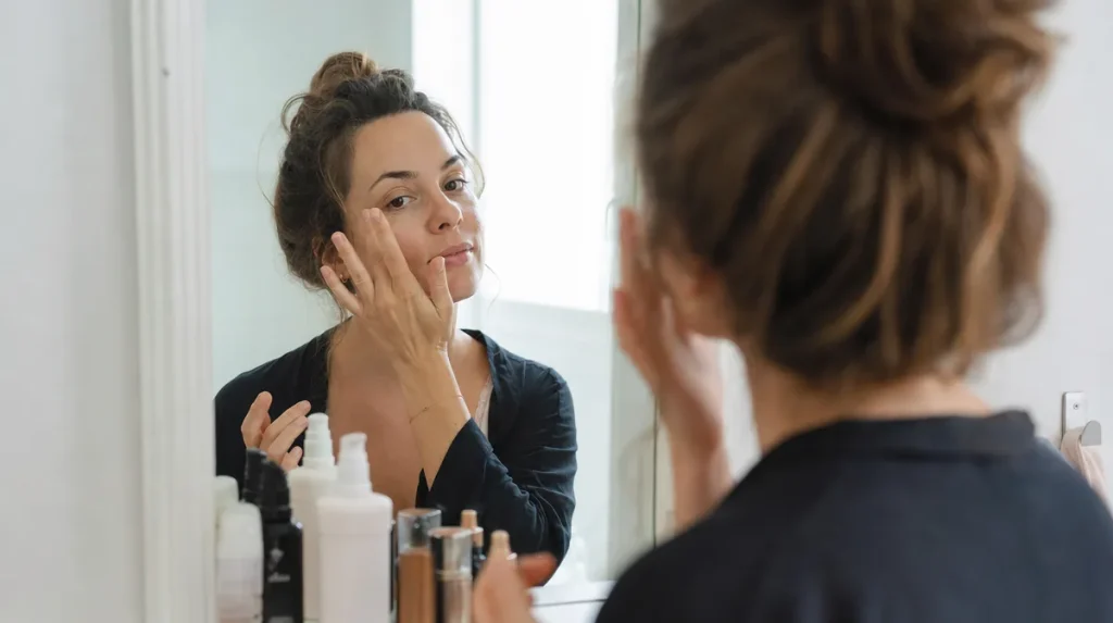Varför makeupen rör sig under dagen